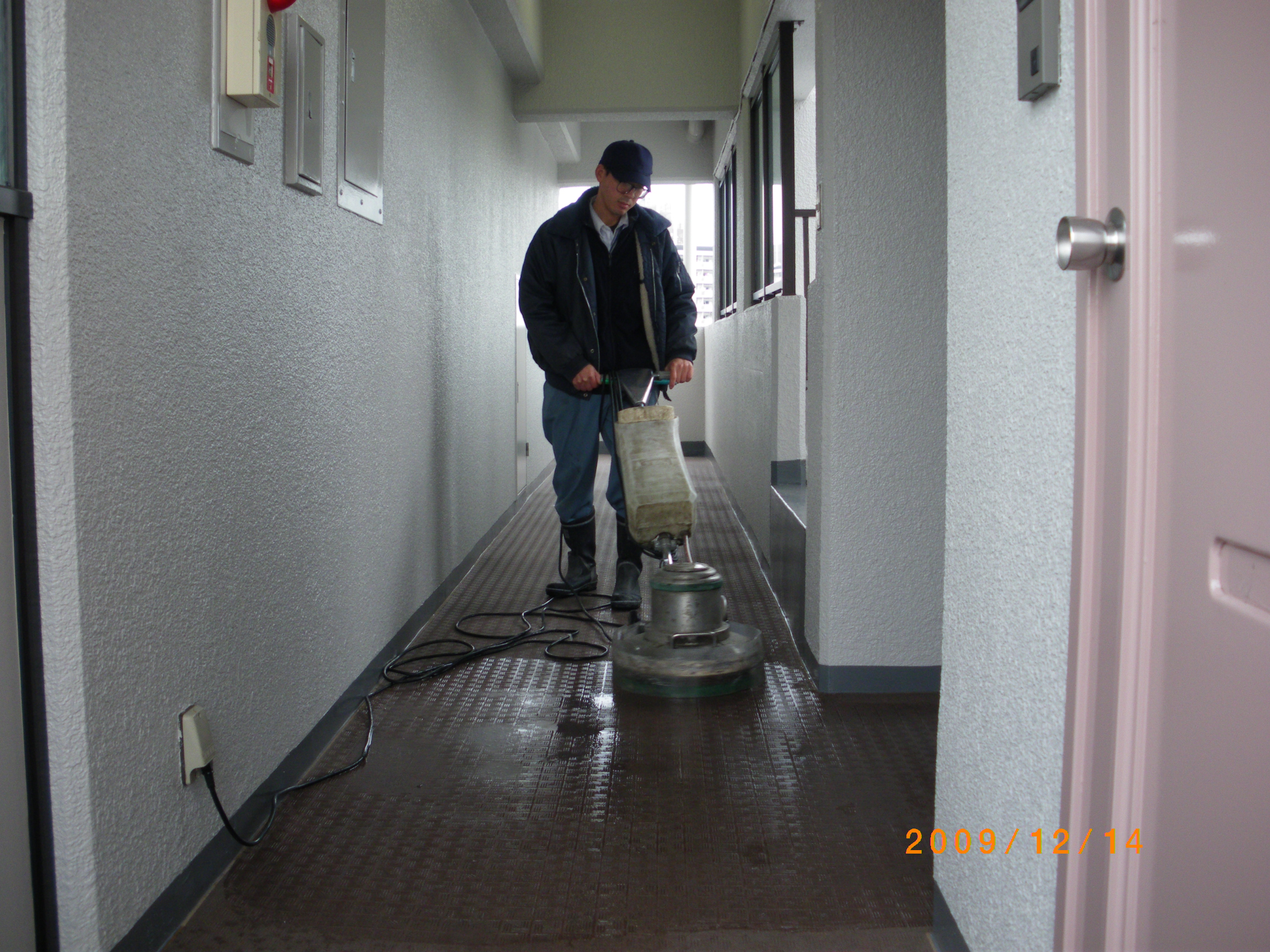 クリーニング中